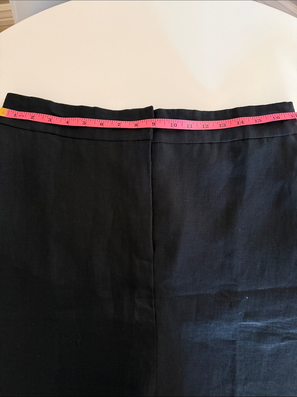Faithfull the Brand Black Linen Set Nelli Maxi Skirt & Strapless Crop Top SZ 12 - Picture 12 of 16
